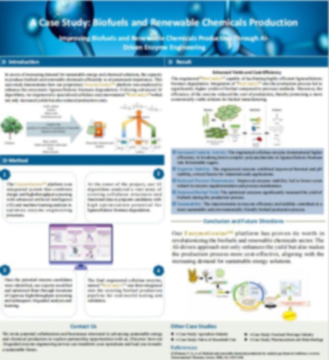 A Case Study: Biofuels and Renewable Chemicals Production