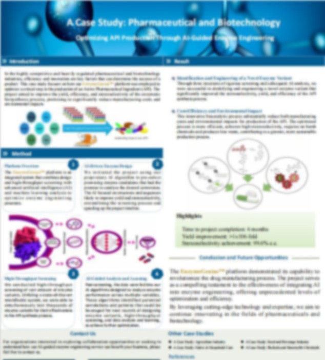 A Case Study: Pharmaceutical and Biotechnology